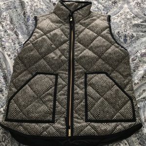 J crew vest plaid